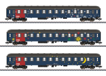 Märklin 42698 - H0 - 3-tlg. Set Reisezugwagen, DSB, Ep. V